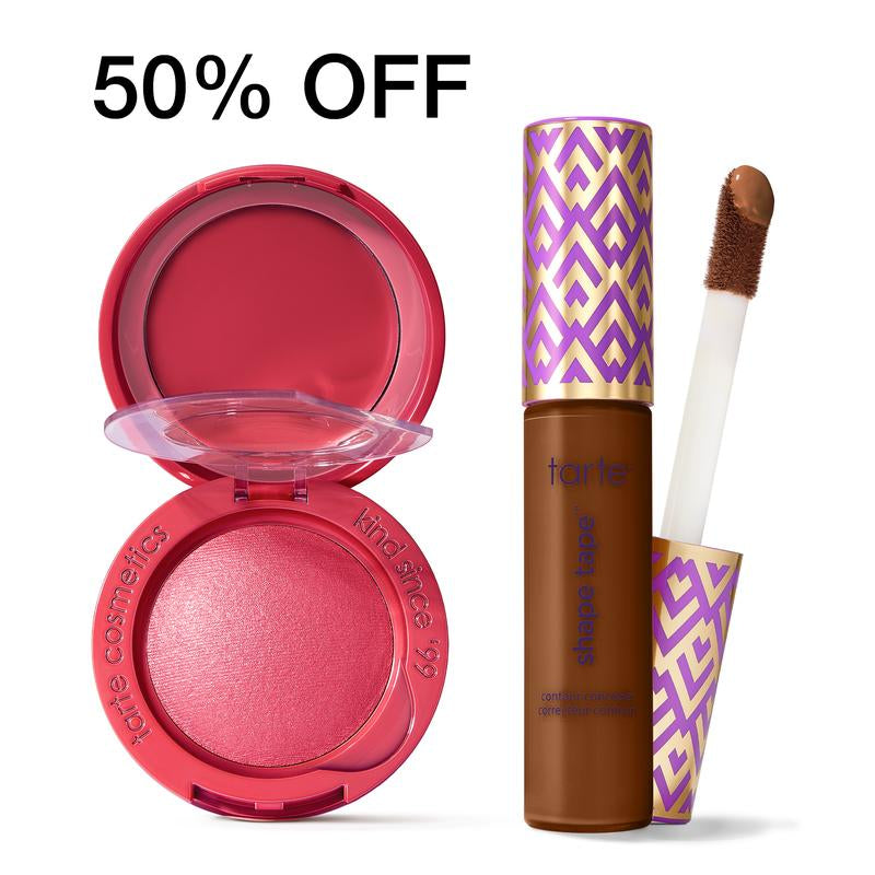 Tarte Baked & Buttered Duo - Shape Tape Concealer & 2-In-1 Cream & Powder Blush