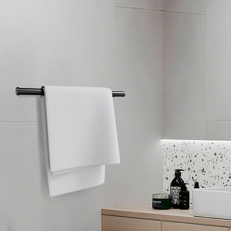 SZHLUX Paper Towel Holder, Self-Adhesive Paper Towel Holder under Cabinet for Kitchen, No Drill Wall Mount-Sus304 Stainless Steel, Space-Saving, Easy Installation for Kitchen, RV & Bathroom-12.6’’ Towel Rack for Rolls, Plastic Wrap & More