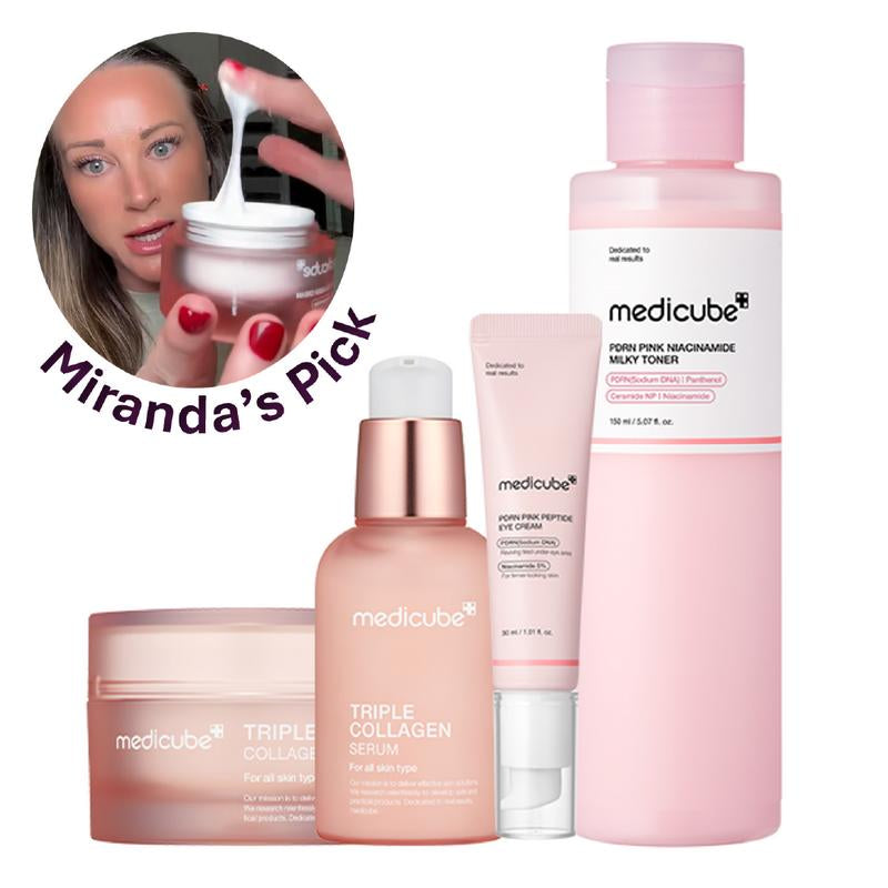[Medicube] Miranda’S Barrier Support Set | Helps to Protect Skin Barrier with Triple Collagen Complex, and PDRN