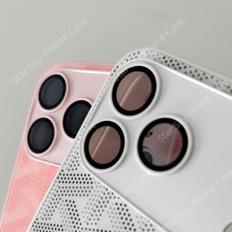 Matte Glass Finish Case for Iphone 17 Pro Max & 16 High-End Feel Unique Design Scratch Protection Snug Fit Easy Access Compatible with Iphone 17 Pro Max & Iphone 16 Unique Glass Pattern