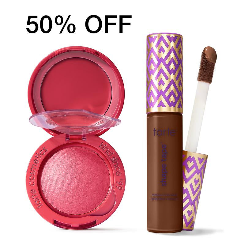 Tarte Baked & Buttered Duo - Shape Tape Concealer & 2-In-1 Cream & Powder Blush
