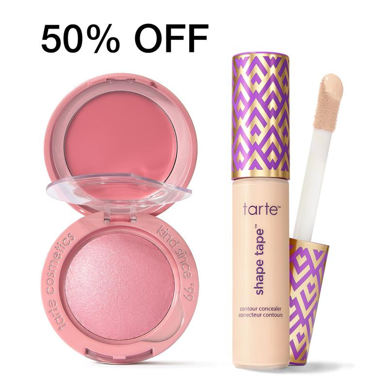 Tarte Baked & Buttered Duo - Shape Tape Concealer & 2-In-1 Cream & Powder Blush