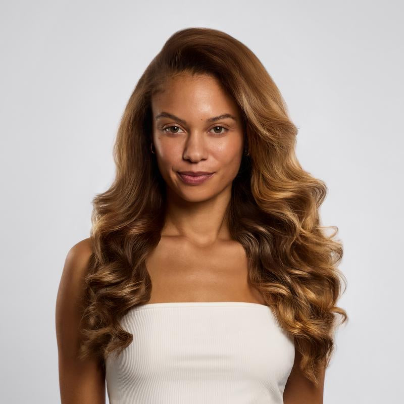 Kitsch Satin Heatless Curling Rod - Jumbo Flexi Rod, Heatless Hair Curler for Overnight, Soft Hair Curlers, Heatless Curlers for Women, 4Pcs, Rosewood