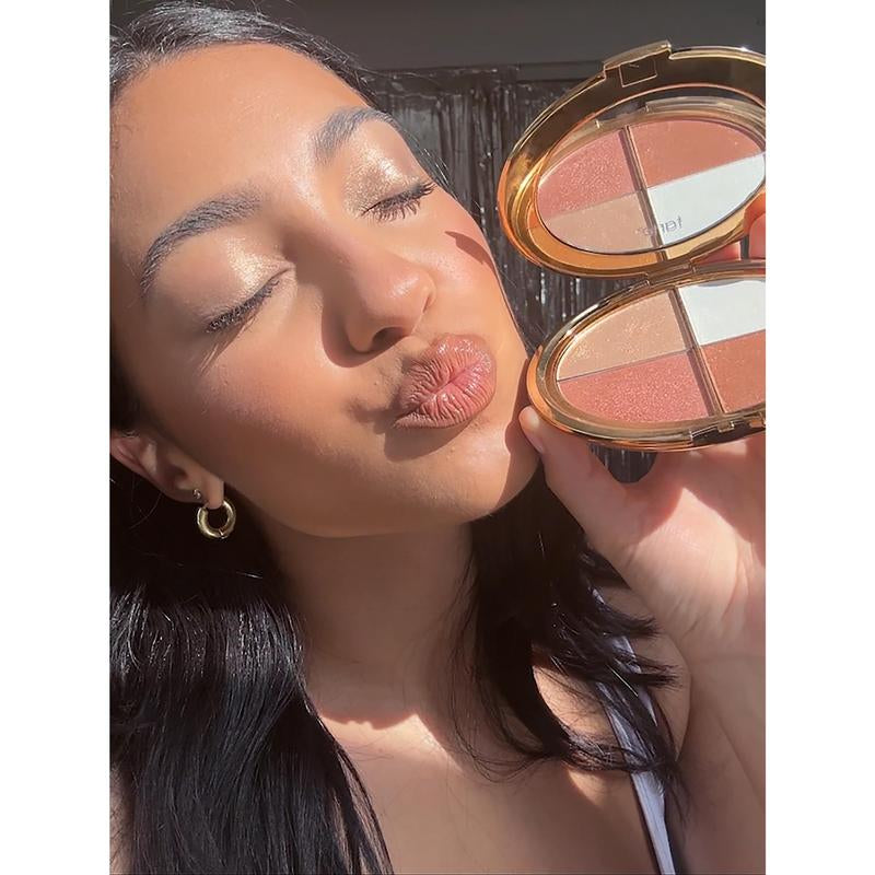 Tarte Glow Wardrobe Eye & Cheek Palette - Eyeshadow and Highlighter Makeup