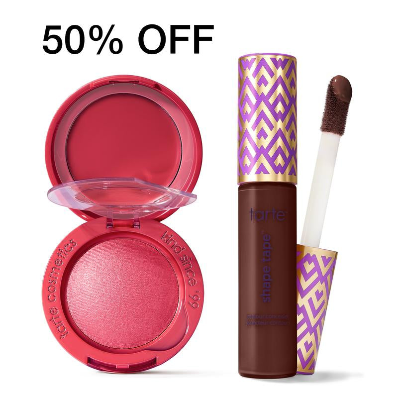 Tarte Baked & Buttered Duo - Shape Tape Concealer & 2-In-1 Cream & Powder Blush