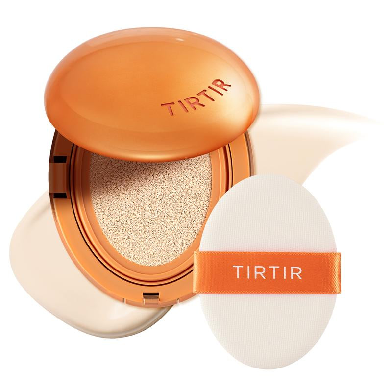 [TIRTIR Official] Mask Fit AI Filter Cushion Foundation L Full Size 18G L Natural Satin Finish Makeup for Long Lasting Coverage & Smooth Texture Concealer Cosmetic