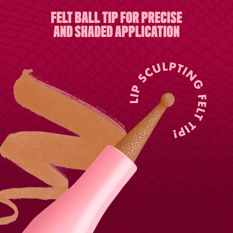 Lip Lingerie Sculpting Lip Liner Stain - Lightweight, Transfer-Proof, Waterproof, NYX Professional Makeup