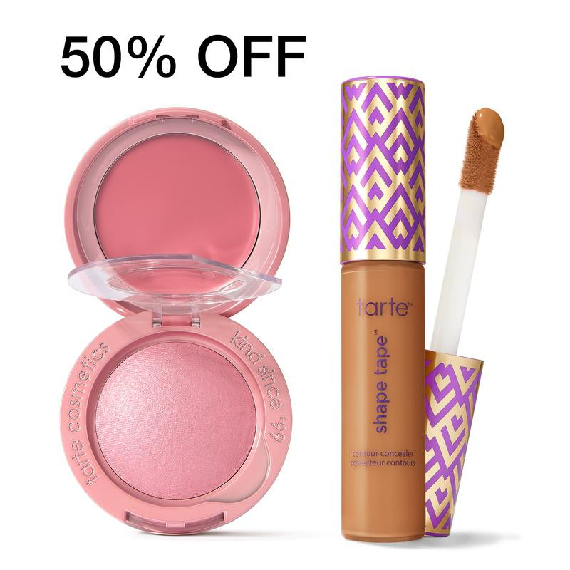 Tarte Baked & Buttered Duo - Shape Tape Concealer & 2-In-1 Cream & Powder Blush