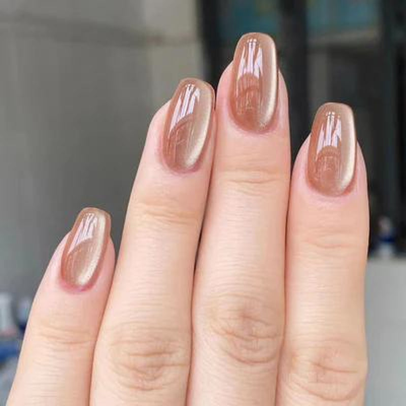Milky White Press on Nails | Curvlife Nail | 3Sweet Floral Dreamsweet Floral Dreampcs Short round Fake Nails | Glossy Natural Finish | Easy Apply, Comfortable & Durable | Daily, Business & Elegant Nail Art