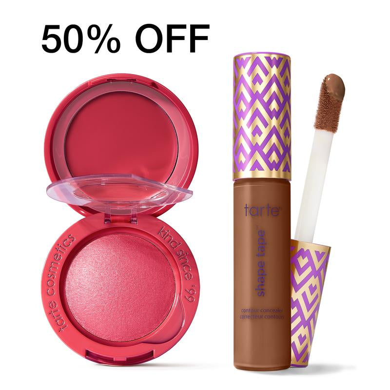 Tarte Baked & Buttered Duo - Shape Tape Concealer & 2-In-1 Cream & Powder Blush