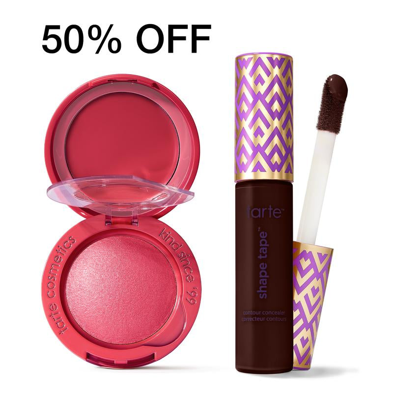 Tarte Baked & Buttered Duo - Shape Tape Concealer & 2-In-1 Cream & Powder Blush