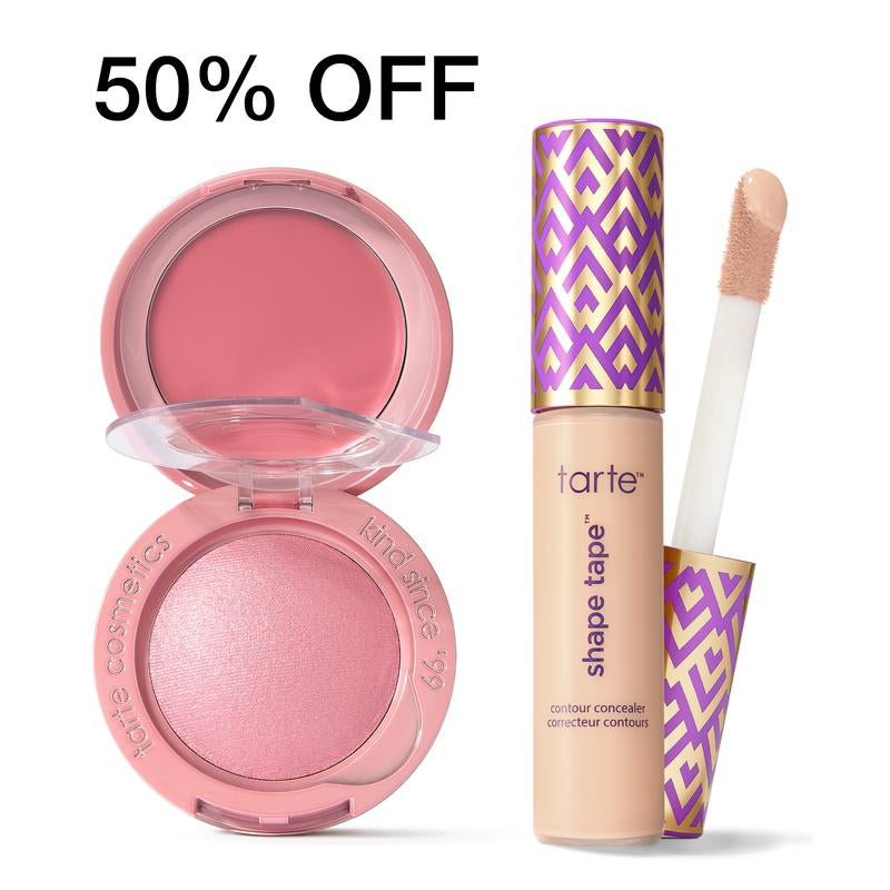 Tarte Baked & Buttered Duo - Shape Tape Concealer & 2-In-1 Cream & Powder Blush