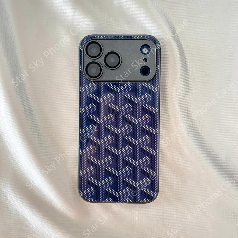 Matte Glass Finish Case for Iphone 17 Pro Max & 16 High-End Feel Unique Design Scratch Protection Snug Fit Easy Access Compatible with Iphone 17 Pro Max & Iphone 16 Unique Glass Pattern