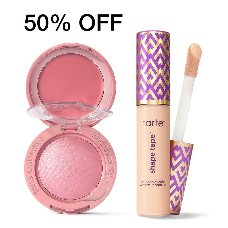 Tarte Baked & Buttered Duo - Shape Tape Concealer & 2-In-1 Cream & Powder Blush