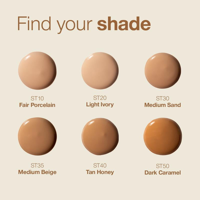 Palladio Skin Tint with Aloe, Niacinamide and Hyaluronic Acid, Sheer to Medium Coverage, Glowy Finish, Brightening and Blurring Lightweight Foundation Makeup