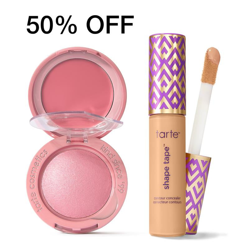 Tarte Baked & Buttered Duo - Shape Tape Concealer & 2-In-1 Cream & Powder Blush