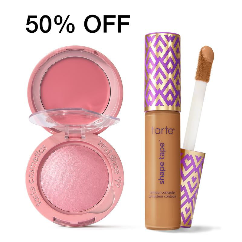 Tarte Baked & Buttered Duo - Shape Tape Concealer & 2-In-1 Cream & Powder Blush