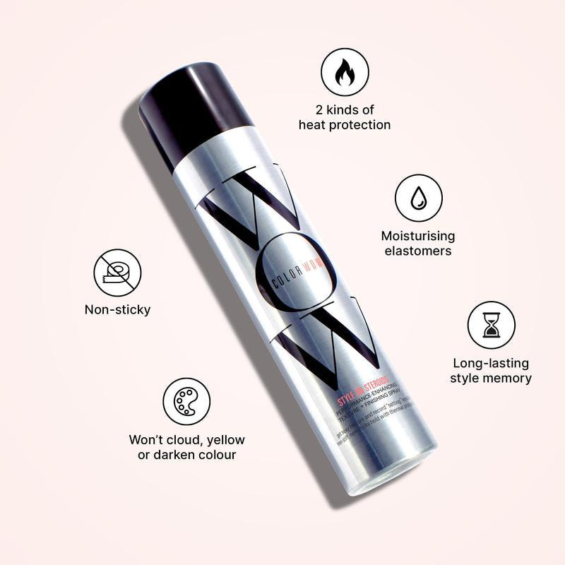 Color Wow Texturizing Spray - Performance Enhancing Texture & Finishing Spray for Bouncy Curls & Sexy Long-Lasting Style Hold 7 Oz - Haircare